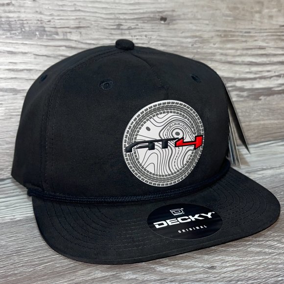 GMC AT4 Topo 3D Classic Rope Hat- Black - Picture 2 of 4